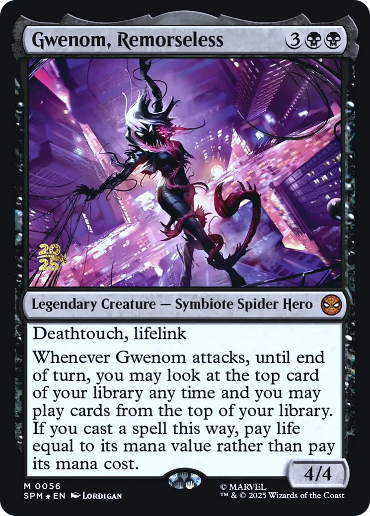 Gwenom, Remorseless (0056) (Prerelease) (PSPM) - Foil