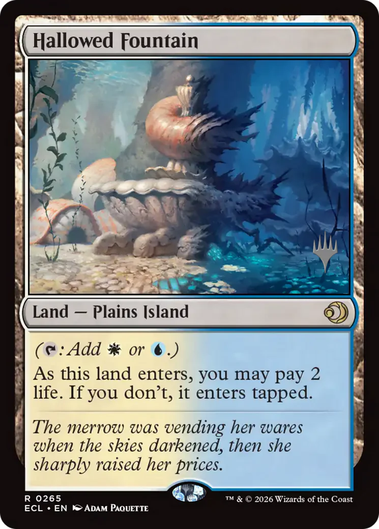 Hallowed Fountain (0265) (Promo Pack) (PECL) - Foil