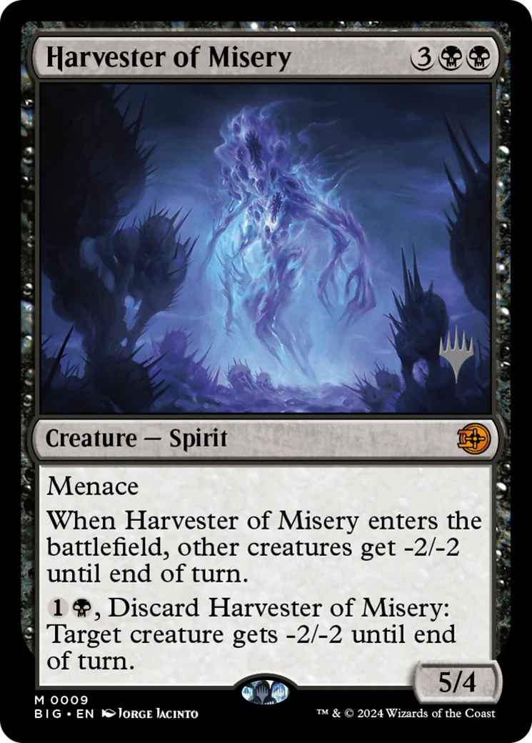 Harvester of Misery (0009) (Promo Pack) (PBIG) - Foil