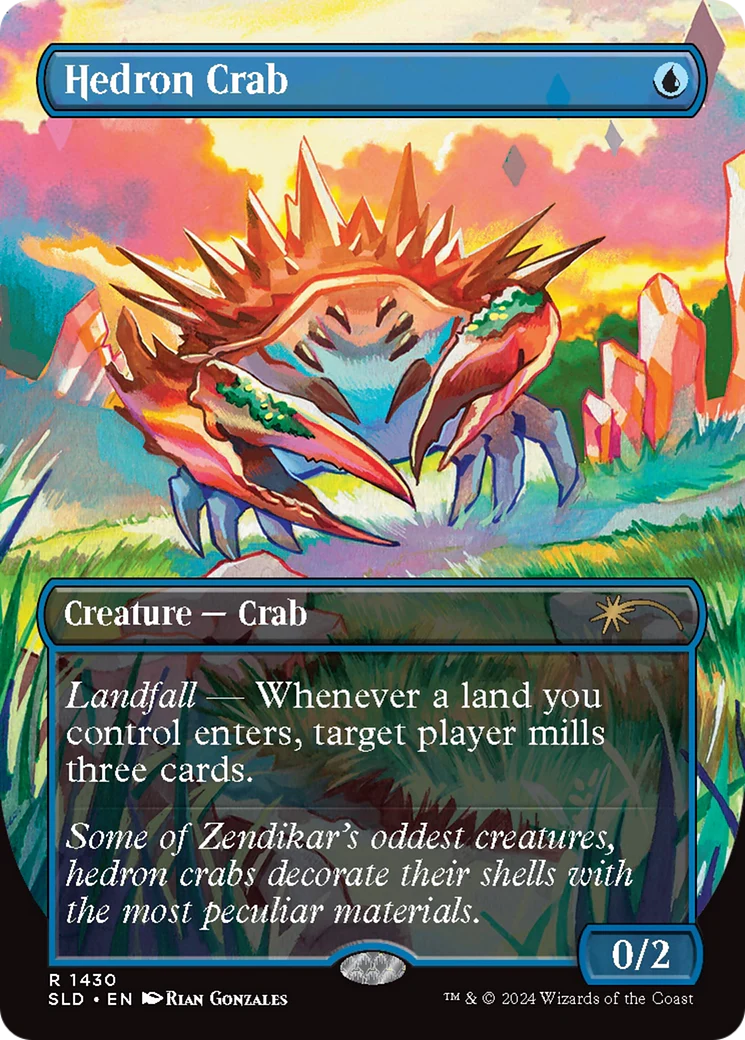 Hedron Crab (1430) (Borderless) (SLD) - Foil