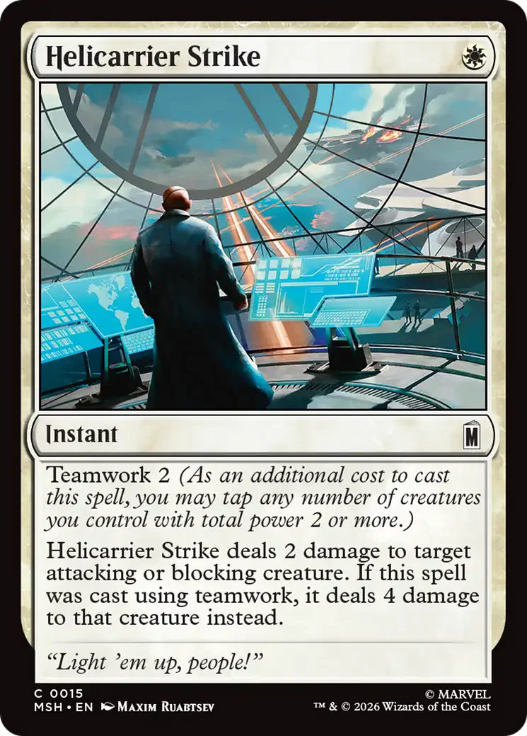 Helicarrier Strike (MSH) - Foil