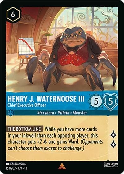 Henry J. Waternoose III, Chief Executive Officer (0163)