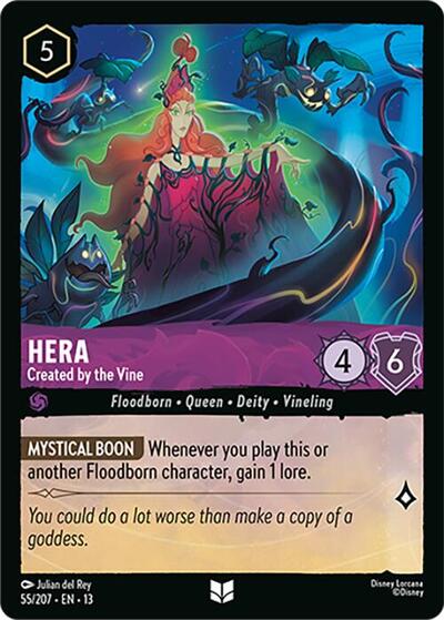 Hera, Created by the Vine (0055) - Cold Foil