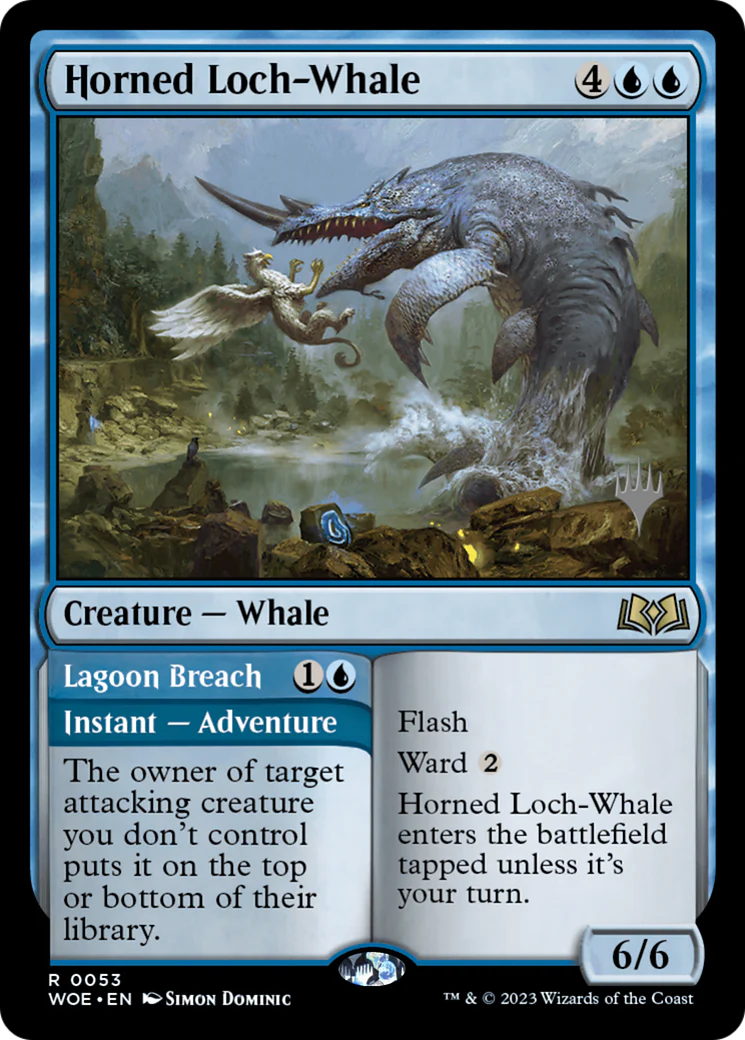 Horned Loch-Whale // Lagoon Breach (0053) (Promo Pack) (PWOE)