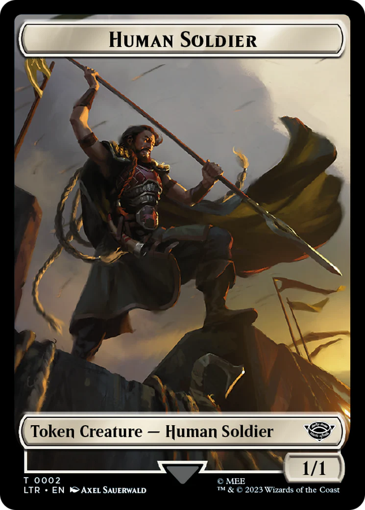 Human Soldier Token (002) (TLTR)