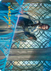 Hurkyl, Master Wizard (10/81) Art Card (ABRO) - Gold-Stamped Signature