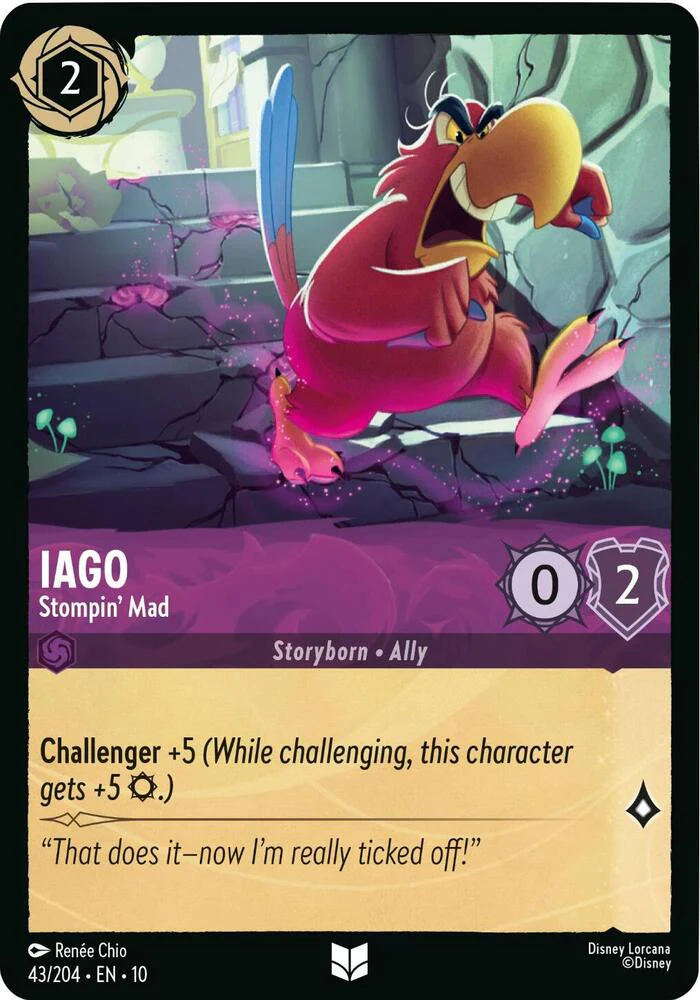 Iago, Stompin' Mad (0043) - Cold Foil