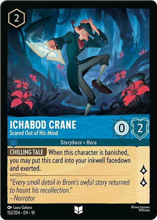 Ichabod Crane, Scared Out of His Mind (0152) - Cold Foil