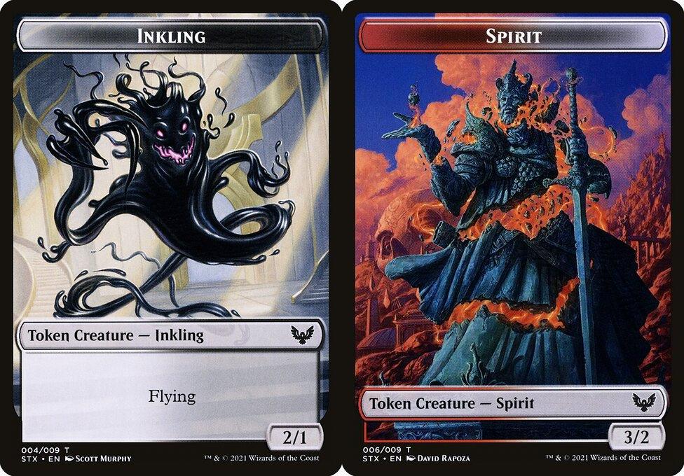 Inkling (004) // Spirit (006) Double-Sided Token (TSTX) - Foil