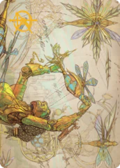 Inspiring Statuary (62/81) Art Card (ABRO) - Gold-Stamped Signature