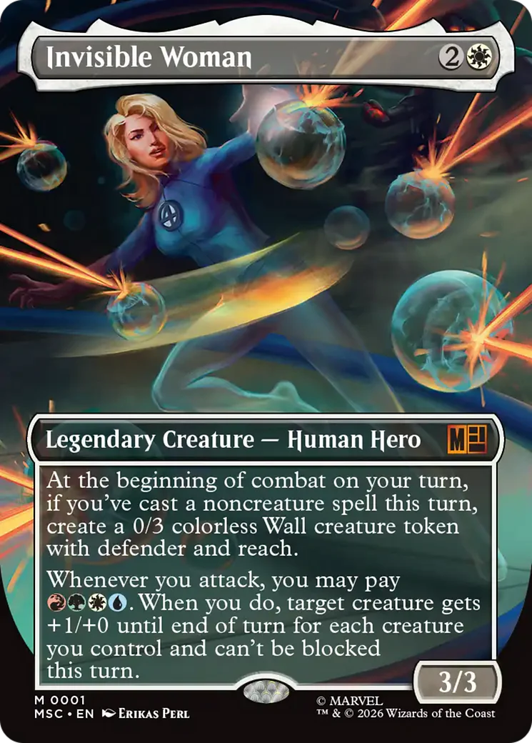 Invisible Woman (0001) (Borderless) (MSC)