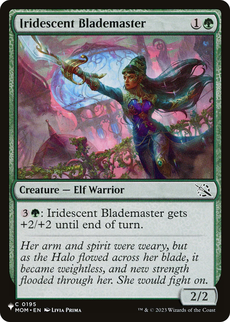 Iridescent Blademaster (PLST)