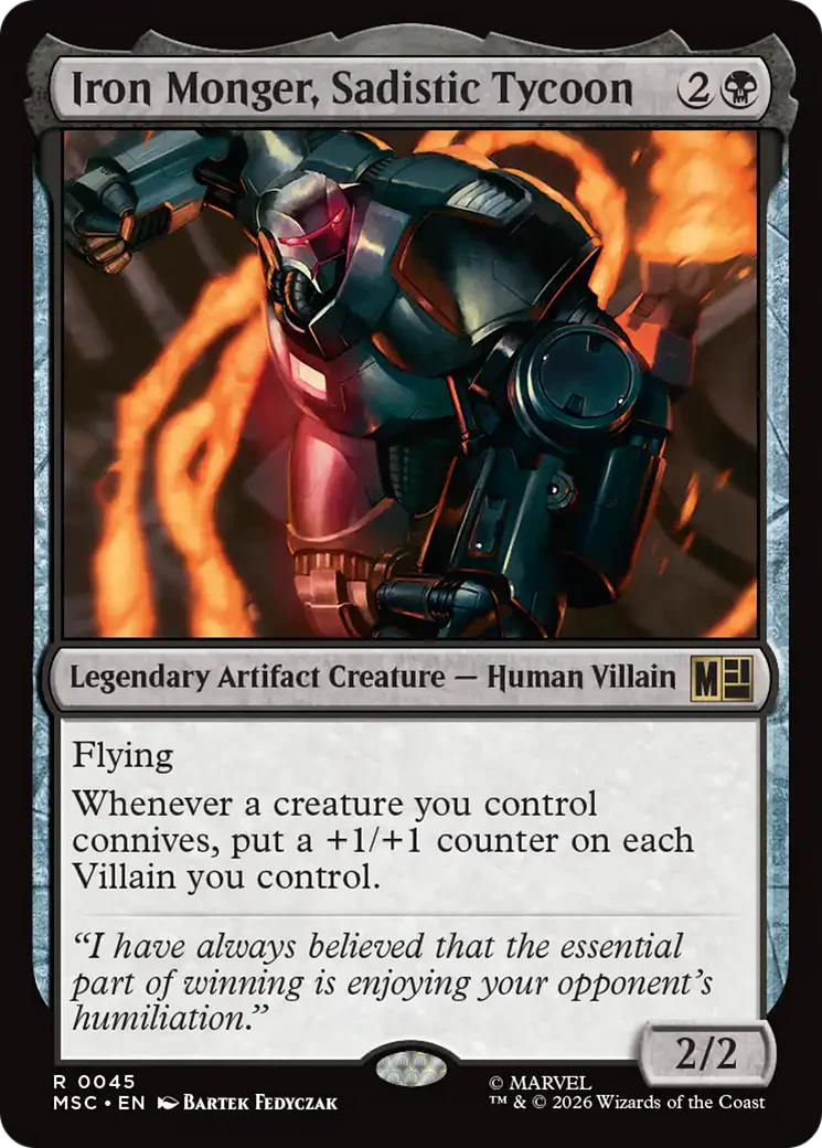 Iron Monger, Sadistic Tycoon (0045) - Surge Foil