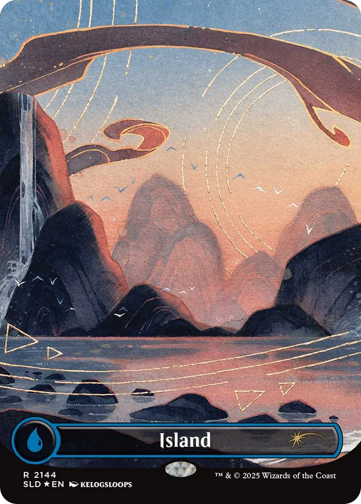 Island (2144) (Borderless) (SLD) - Foil