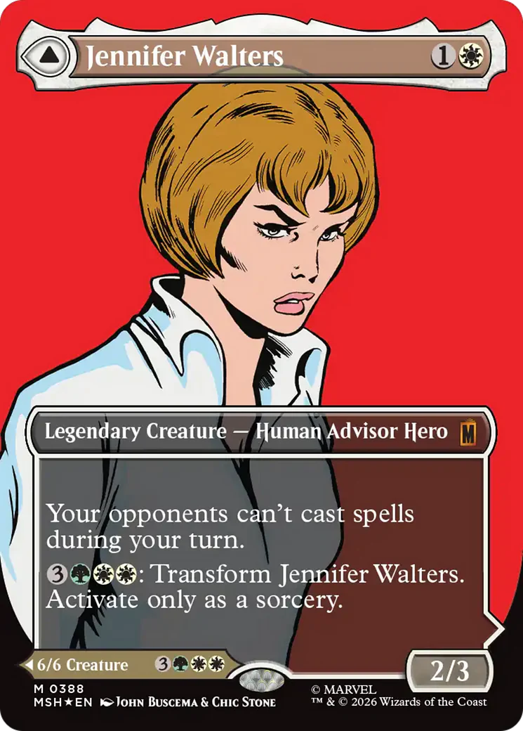 Jennifer Walters // The Sensational She-Hulk (0388) (Borderless) (MSH) - Foil