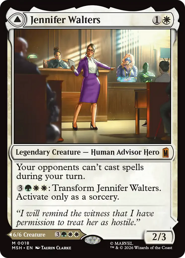 Jennifer Walters // The Sensational She-Hulk (MSH) - Foil