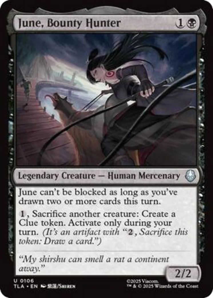 June, Bounty Hunter (TLA) - Foil