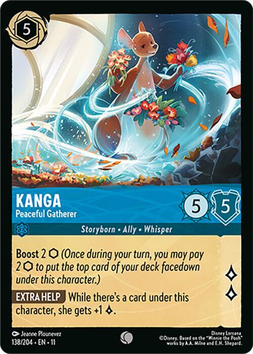 Kanga, Peaceful Gatherer (0138) - Cold Foil