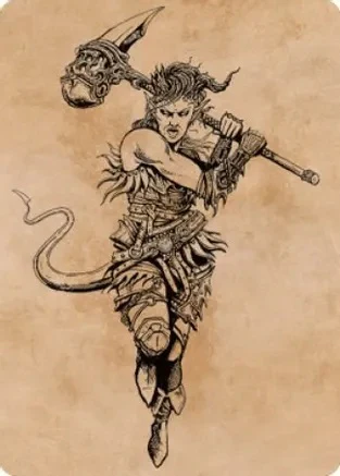 Karlach, Fury of Avernus (54/81) Art Card (ACLB)
