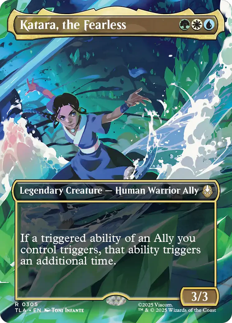 Katara, the Fearless (0305) (Borderless) (TLA) - Foil
