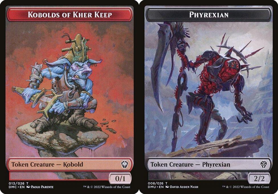 Kobolds of Kher Keep (013) // Phyrexian (008) Double-Sided Token (TDMU) - Foil