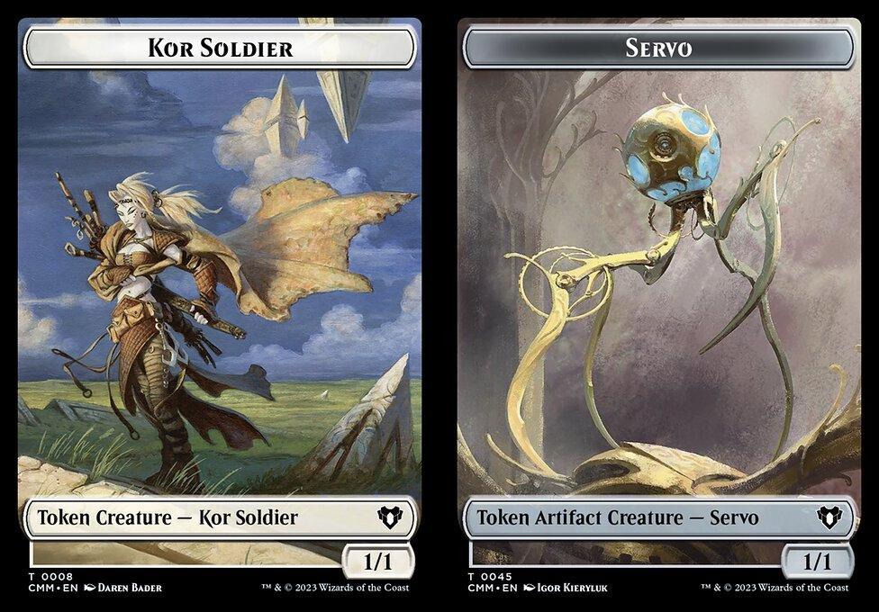 Kor Soldier (0008) // Servo (0045) Double-Sided Token (TCMM)