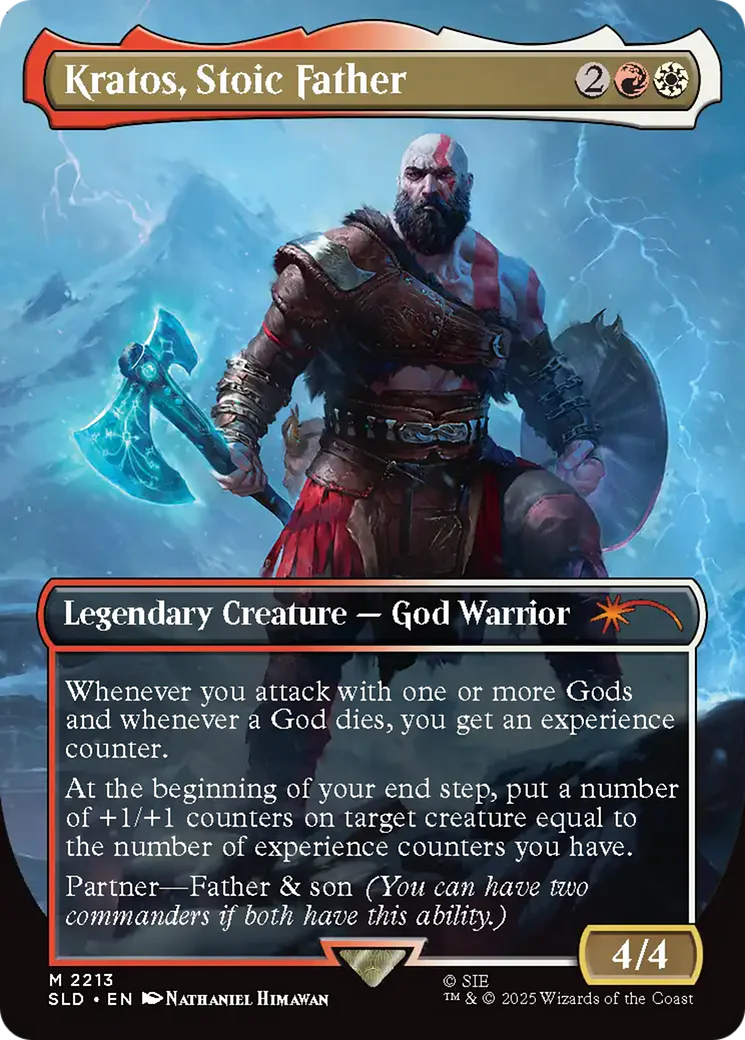 Kratos, Stoic Father (2213) (Borderless) (SLD)