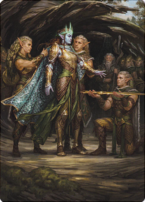 Lathril, Blade of the Elves (48/54) Art Card (AFDN)