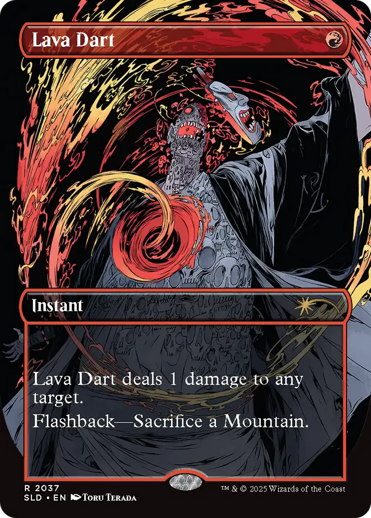 Lava Dart (2037) (Borderless) (SLD) - Foil