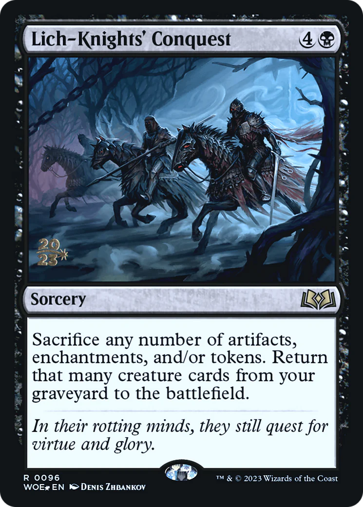 Lich-Knights' Conquest (0096) (Prerelease) (PWOE) - Foil