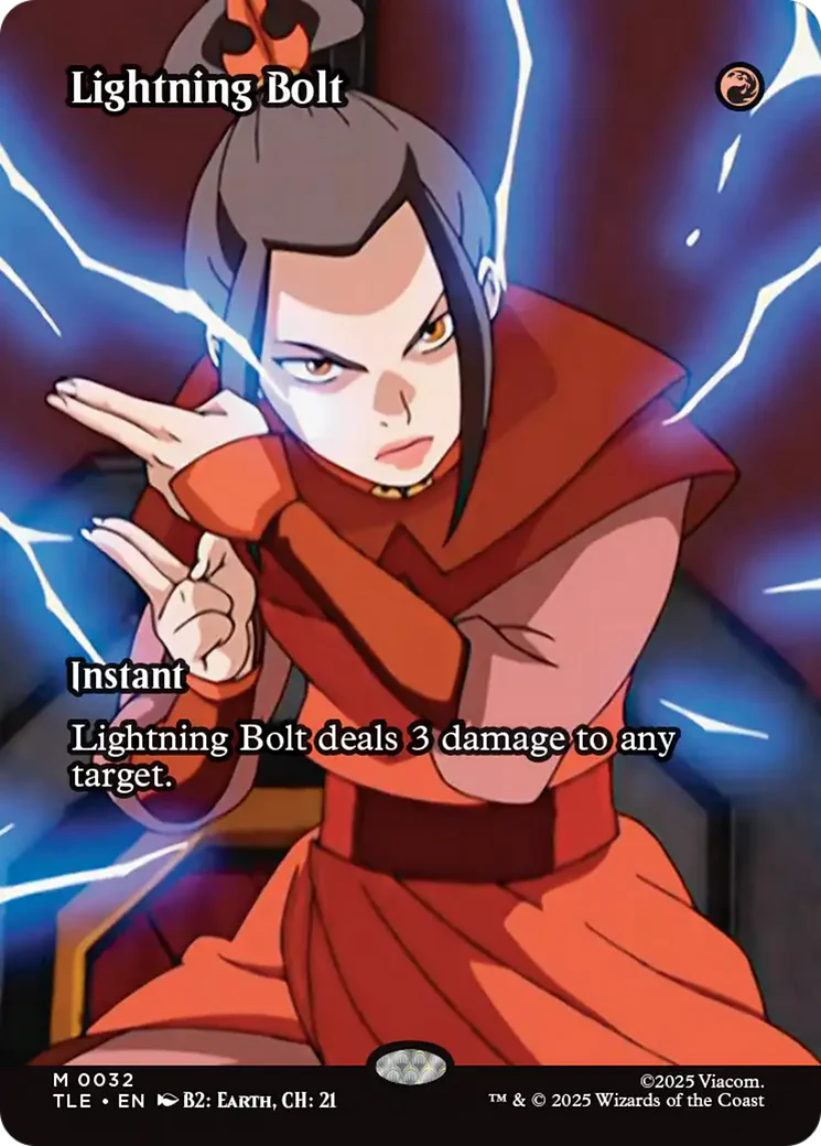 Lightning Bolt (0032) (Borderless) (TLE) - Foil