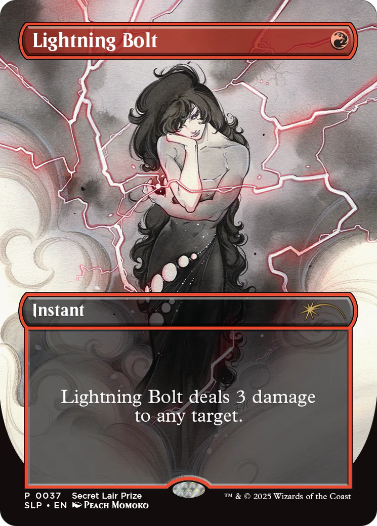 Lightning Bolt (0037) (Borderless) (SLP) - Foil