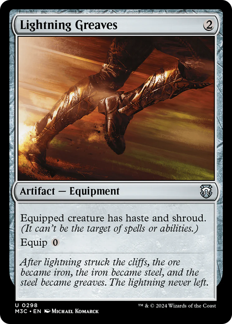 Lightning Greaves (M3C) - Ripple Foil