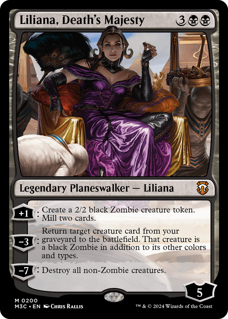 Liliana, Death's Majesty (M3C) - Ripple Foil