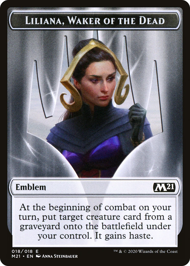Liliana, Waker of the Dead Emblem (018) (TM21)