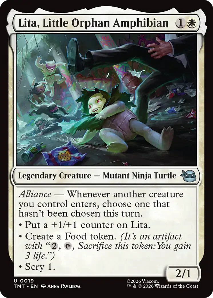 Lita, Little Orphan Amphibian (TMT) - Foil