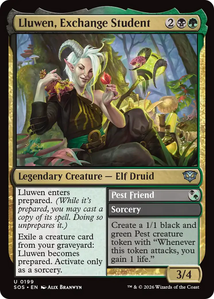 Lluwen, Exchange Student // Pest Friend (SOS) - Foil