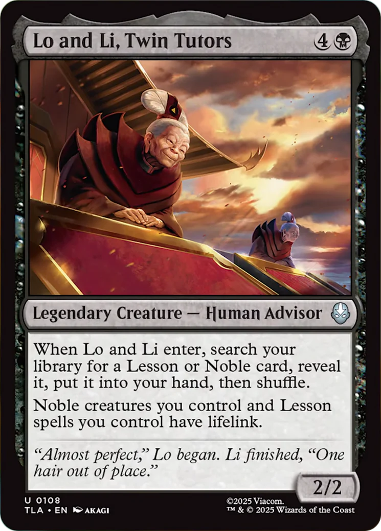 Lo and Li, Twin Tutors (TLA) - Foil