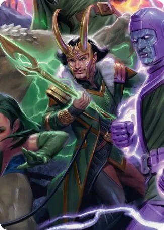 Loki, God of Lies (12/12) Art Card (AMSH)