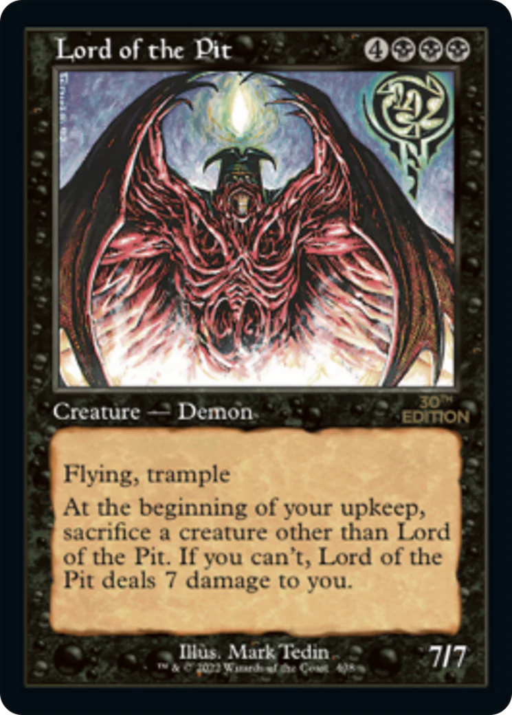 Lord of the Pit (Retro Frame) (30A)