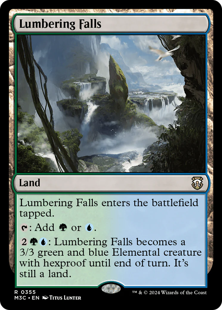 Lumbering Falls (M3C) - Ripple Foil