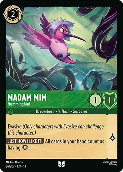 Madam Mim, Hummingbird (0086) - Cold Foil