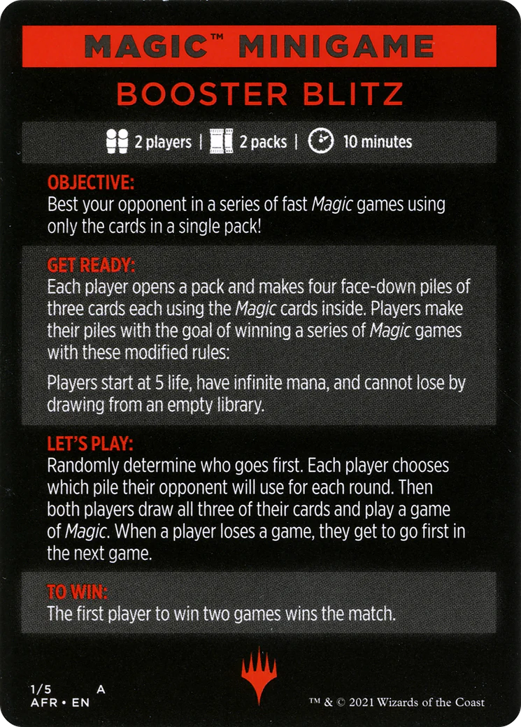 Magic Minigame: Booster Blitz (MAFR)