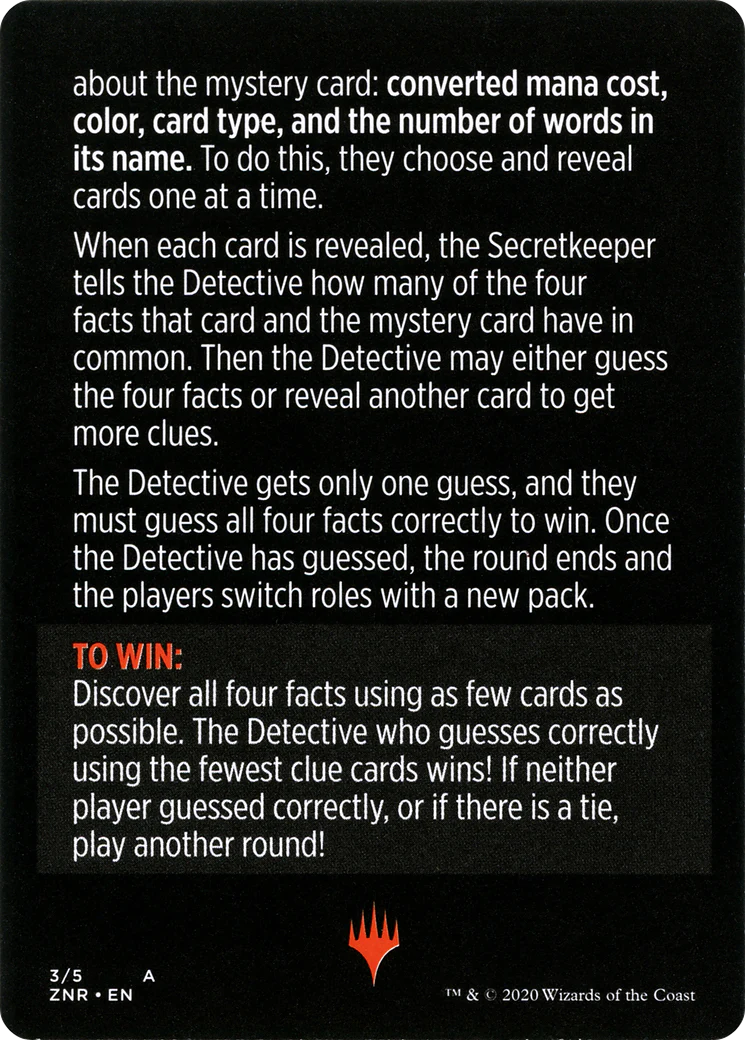 Magic Minigame: Booster Sleuth (MZNR) - Image 2