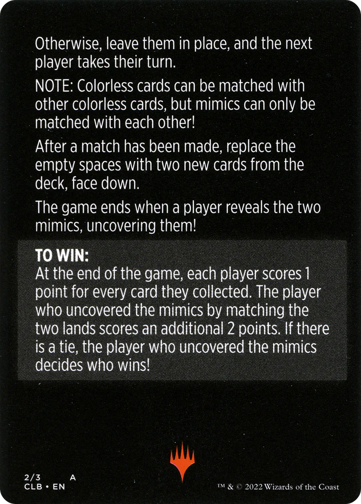 Magic Minigame: Mimic Match (002) (MCLB) - Image 2