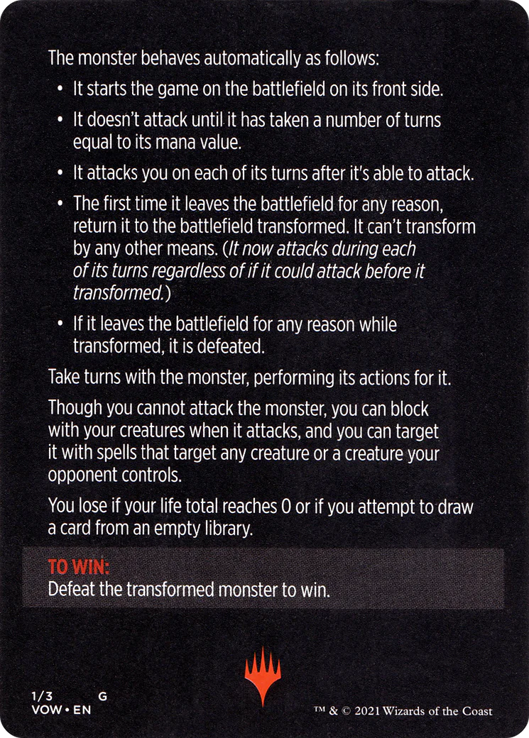 Magic Minigame: Monster of The Week (MVOW) - Image 2