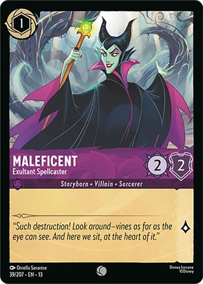Maleficent, Exultant Spellcaster (0039) - Cold Foil