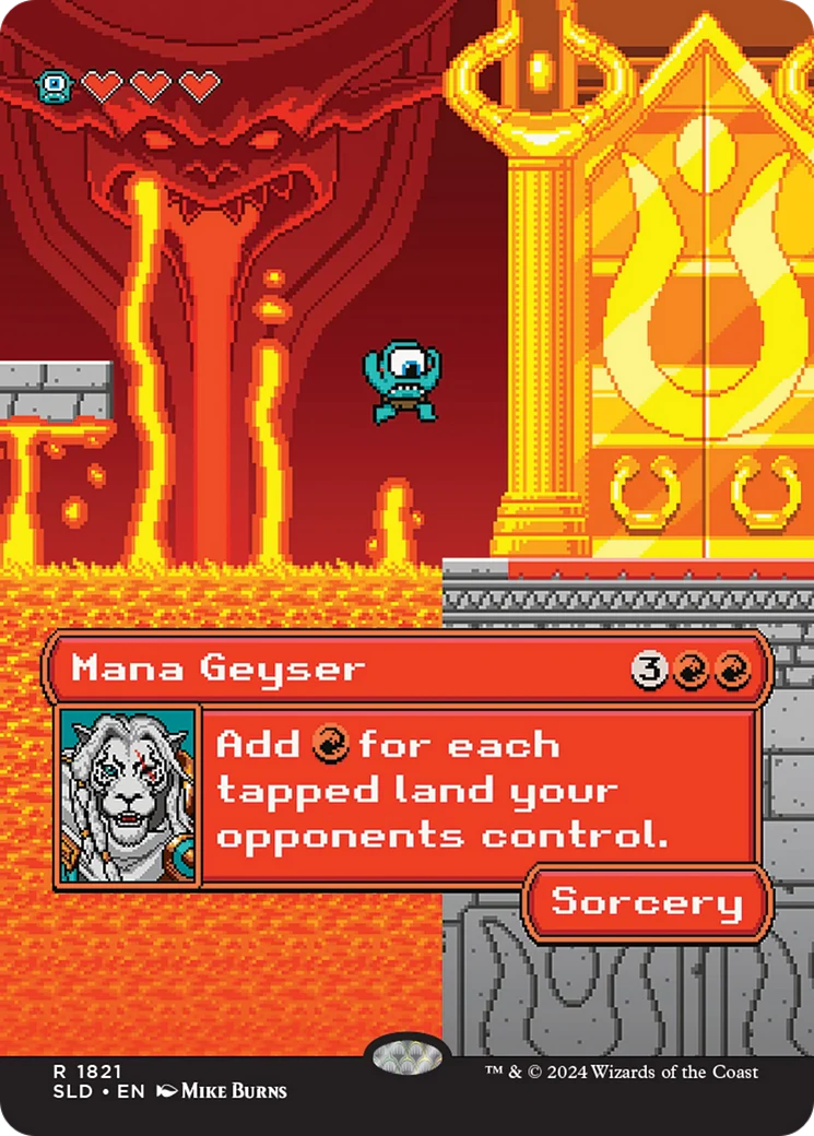 Mana Geyser (1821) (Showcase) (SLD) - Foil