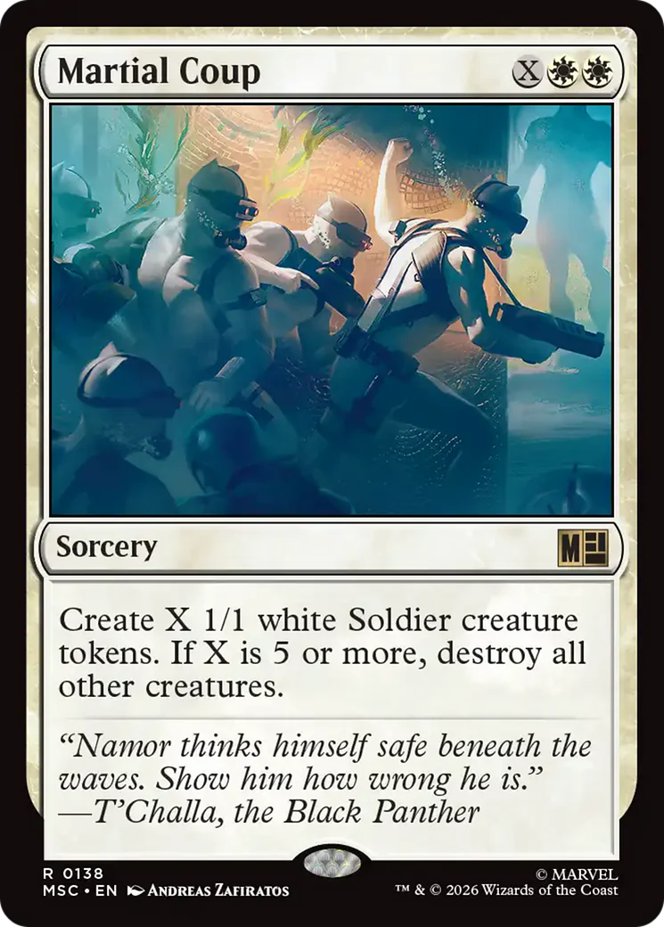 Martial Coup (0138) - Surge Foil