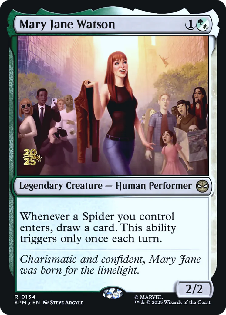Mary Jane Watson (0134) (Prerelease) (PSPM) - Foil
